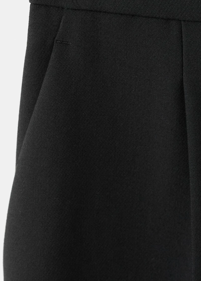 Combined trousers with belt