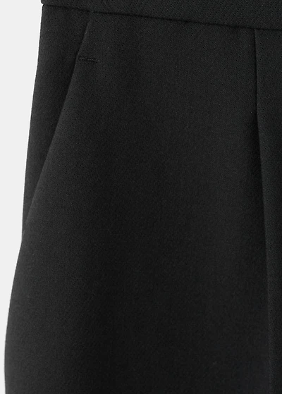 Combined trousers with belt