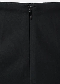 Combined pleated skirt