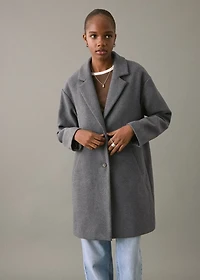 Cloth midi-coat