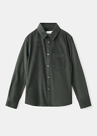 Regular-fit corduroy shirt
