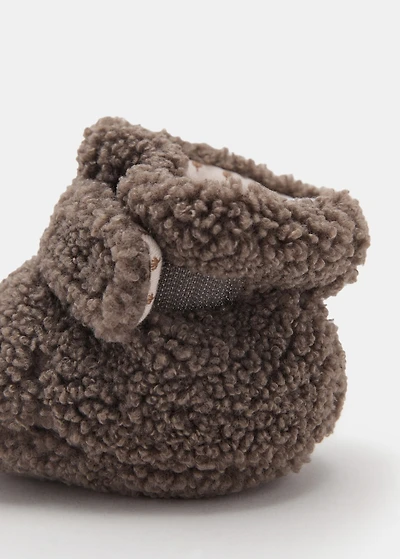 Shearling booties