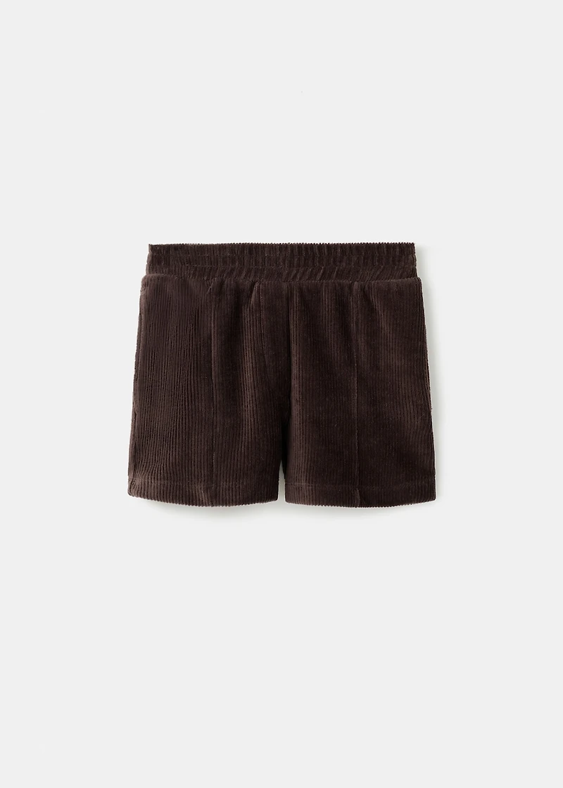 Elastic waist shorts
