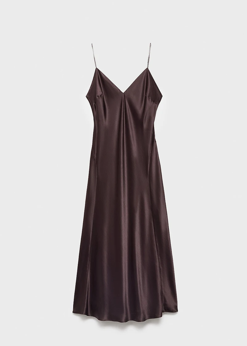 Silk satin dress