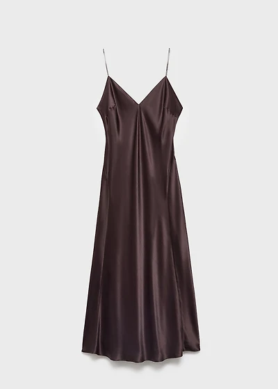 Silk satin dress