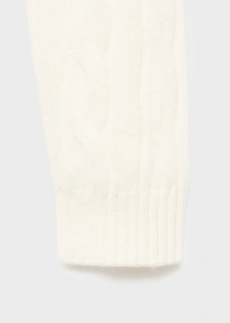 100% wool braided sweater