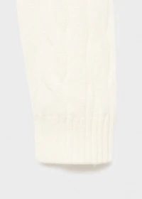 100% wool braided sweater