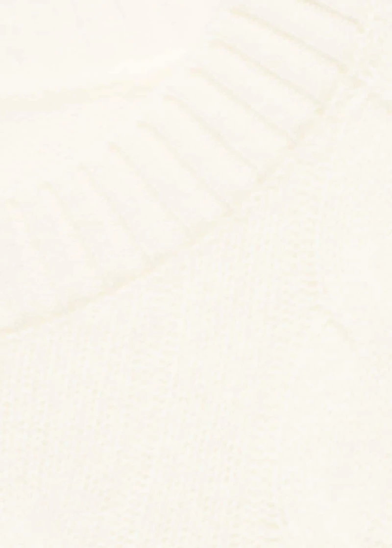 100% wool braided sweater