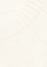 100% wool braided sweater