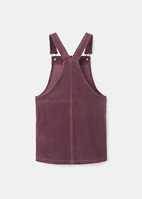 Corduroy pinafore dress