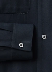 Regular-fit overshirt with pocket