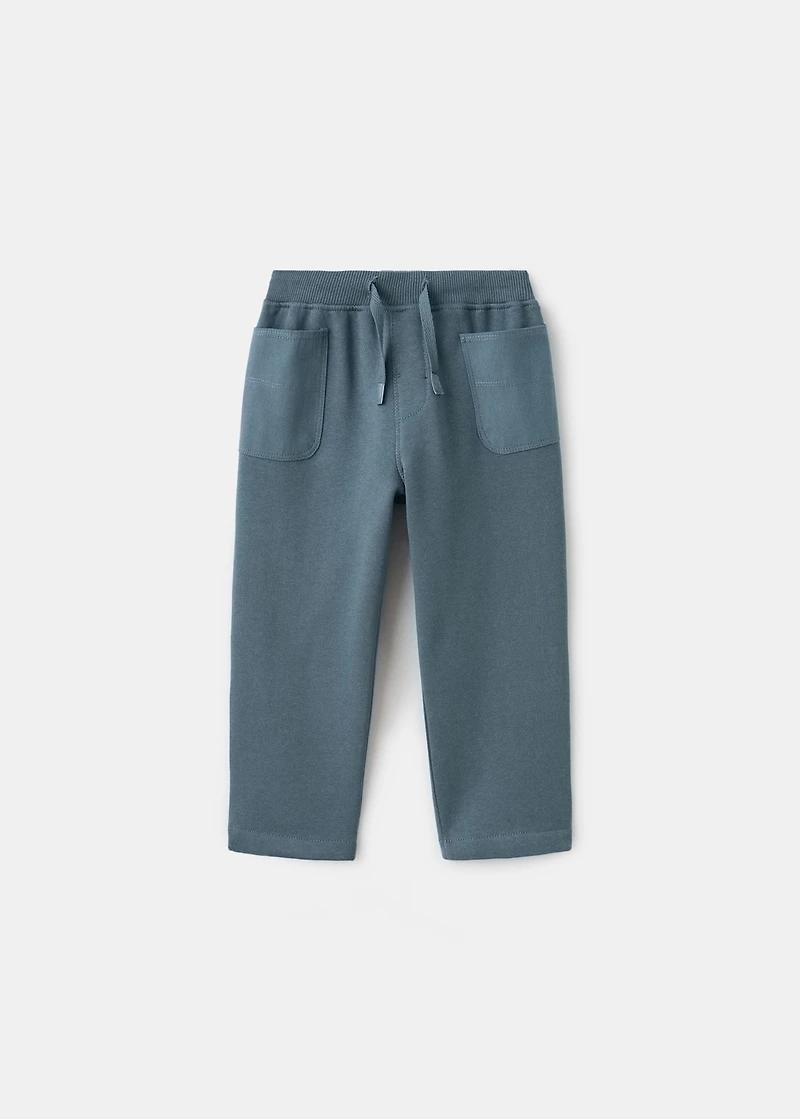 Cotton drawstring joggers