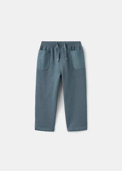 Cotton drawstring joggers