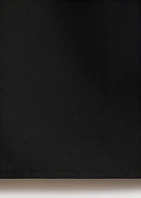 Gathered A-line skirt