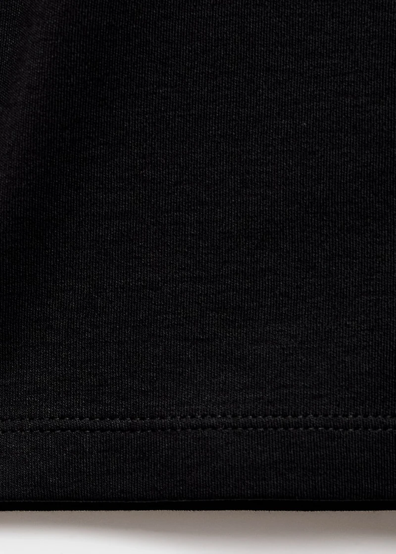 Cotton sleeveless t-shirt