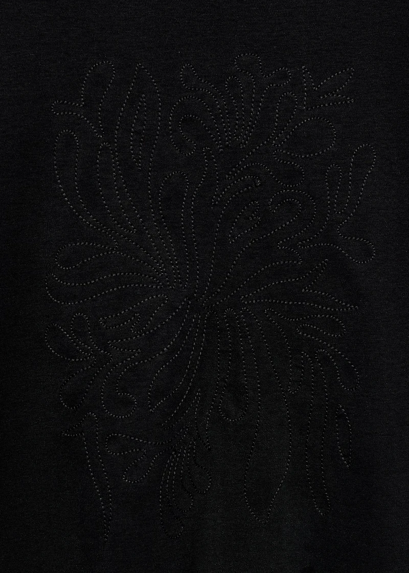 Cotton sleeveless t-shirt