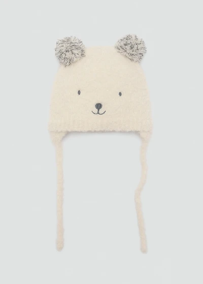 Bear knitted hat