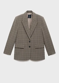 Check suit blazer