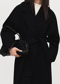 Manteco wool coat with belt