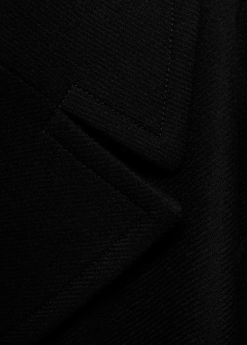 Manteco wool coat with belt