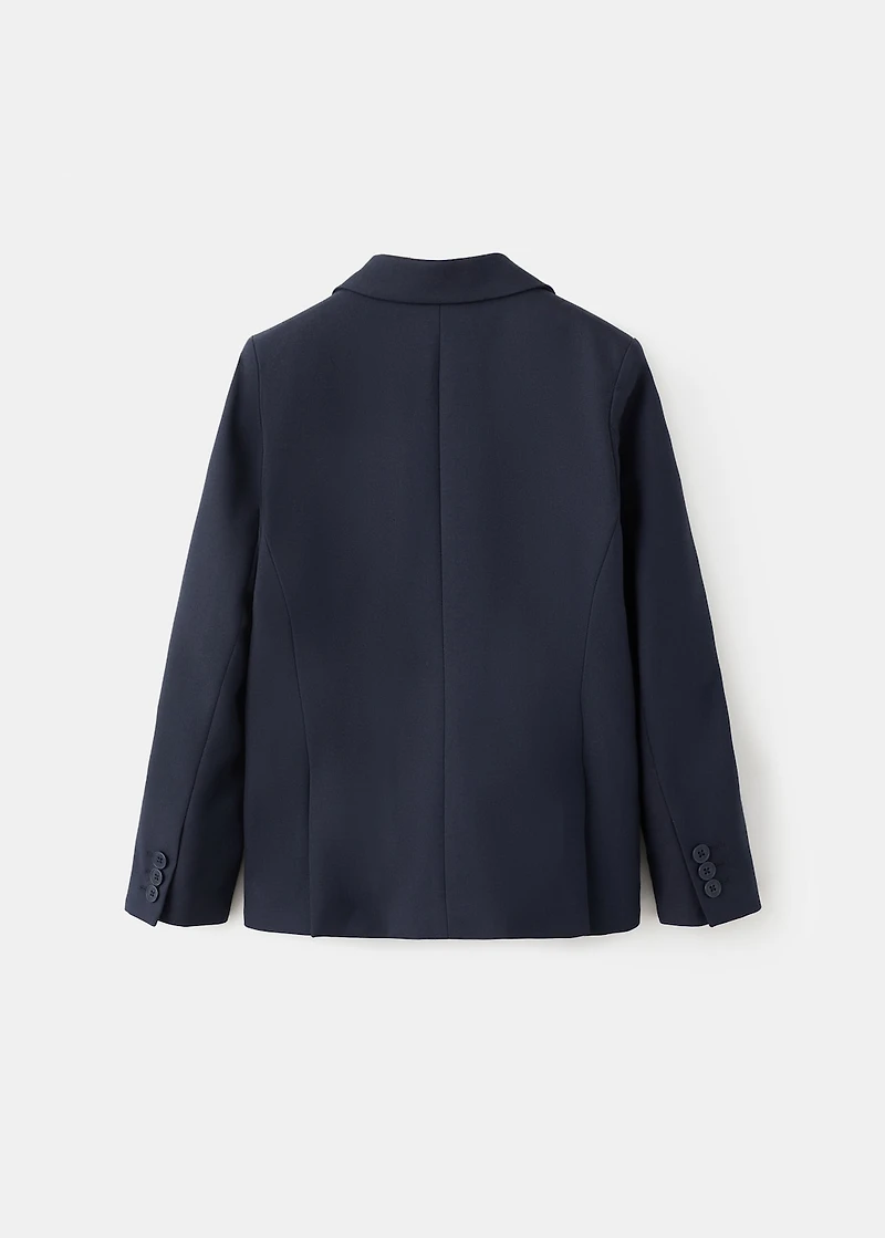 Essential cotton-blend blazer