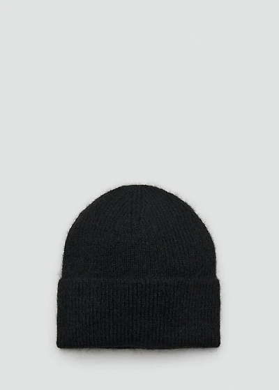 Rib-knit cap