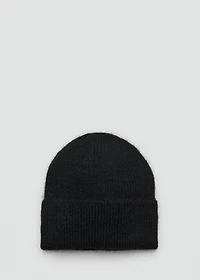 Rib-knit cap