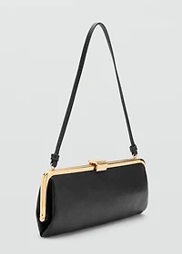 Metallic clutch handbag