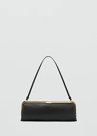 Metallic clutch handbag