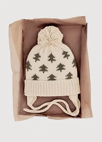 Embroidered hat with tassel