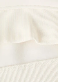 Embroidered cotton sweatshirt