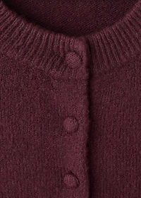 Ruffle  knit cardigan