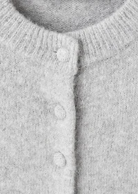 Ruffle  knit cardigan