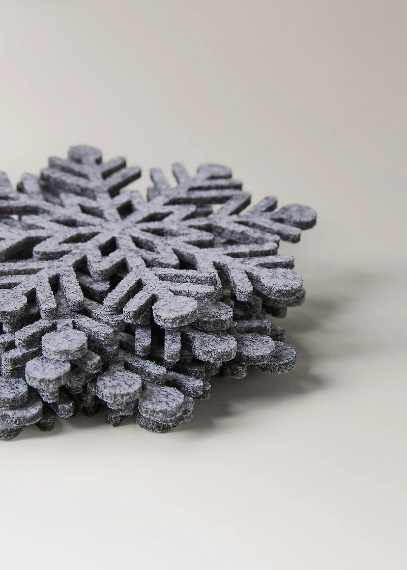 Set of 6 felt coasters