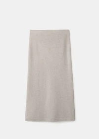 Long skirt with elastic waist