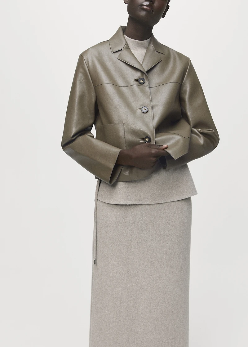 Long skirt with elastic waist