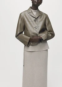 Long skirt with elastic waist