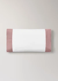 Yarn-dyed gingham-check children's pillowcase 30x50 cm