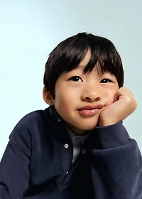 Polar fleece fabric sweatshirt