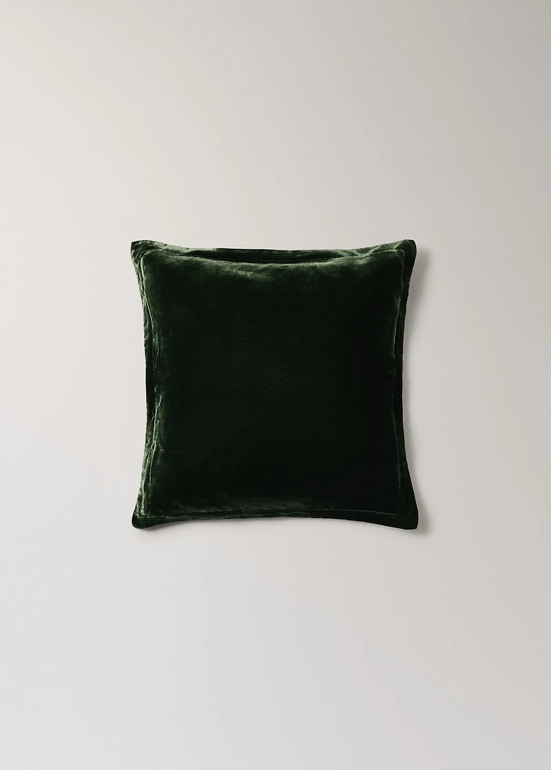 Silk velvet cushion cover 45x45 cm