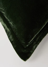 Silk velvet cushion cover 45x45 cm