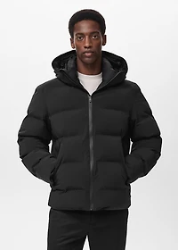 Quilted waterproof anorak