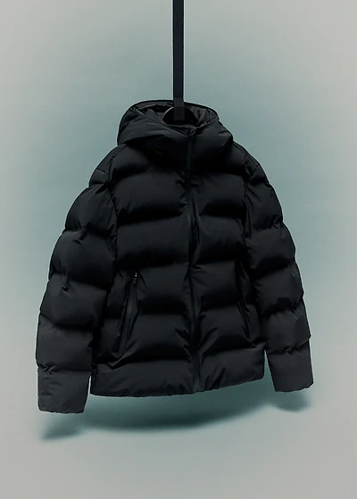 Quilted waterproof anorak