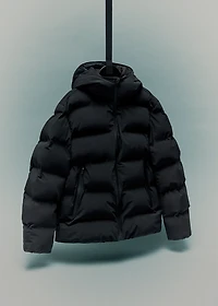 Quilted waterproof anorak