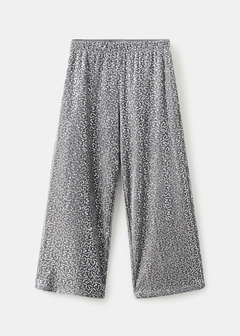 Culotte sequin pants