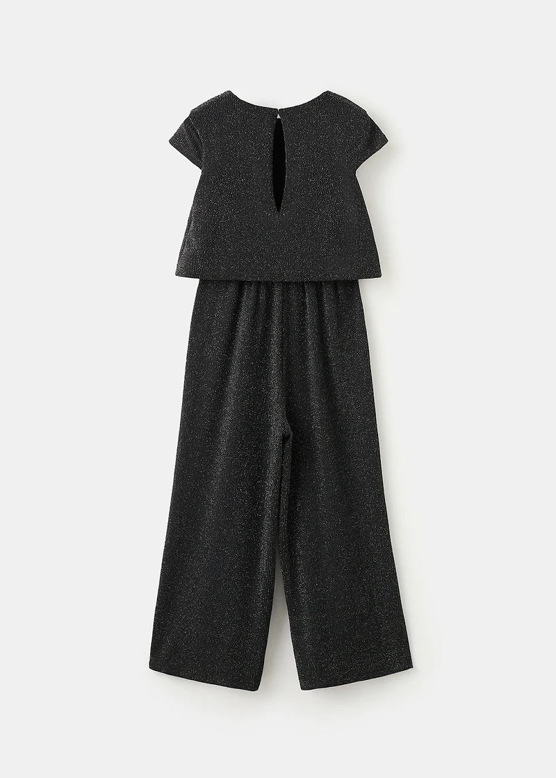 Lurex long jumpsuit