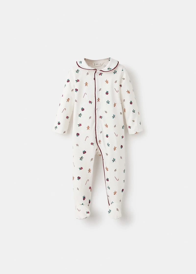 Printed long pyjamas