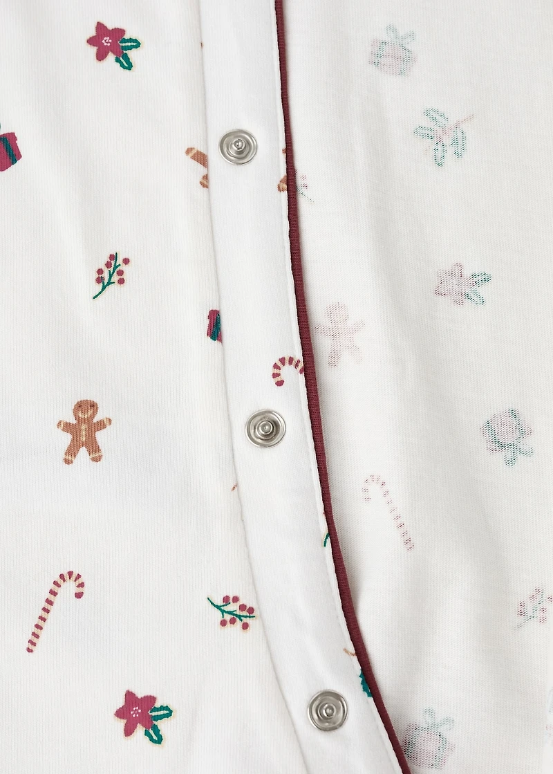 Printed long pyjamas