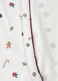 Printed long pyjamas