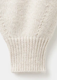 Knitted cardigan with shiny details